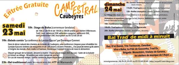 programme campestral2015