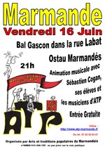 2017 affiche bal gascon 16 juin