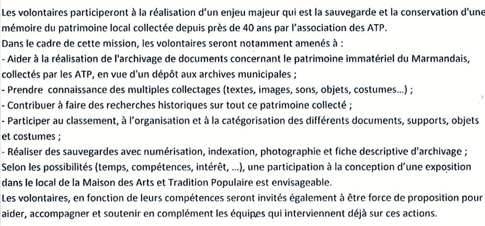 Engagement au titre de service civique