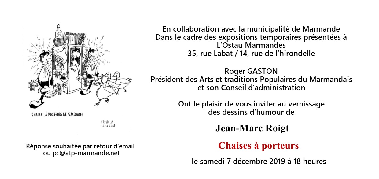 Exposition dessins d’humour – Jean-Marc Roigt