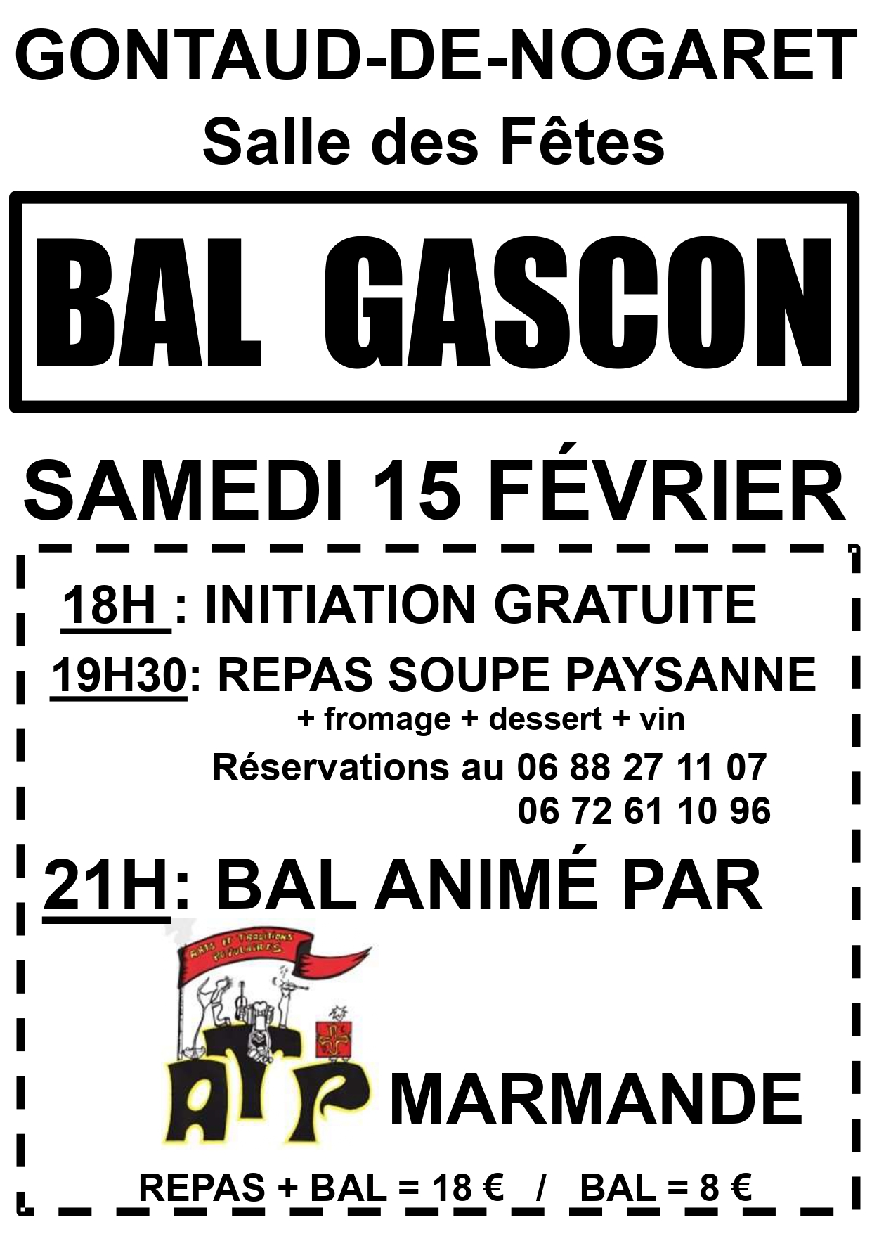 Bal à Gontaud de Nogaret