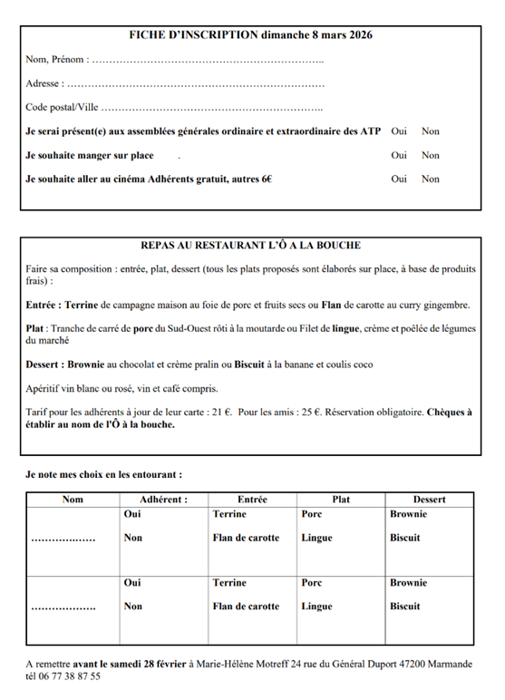 Fiche présence AG 2026 site atp