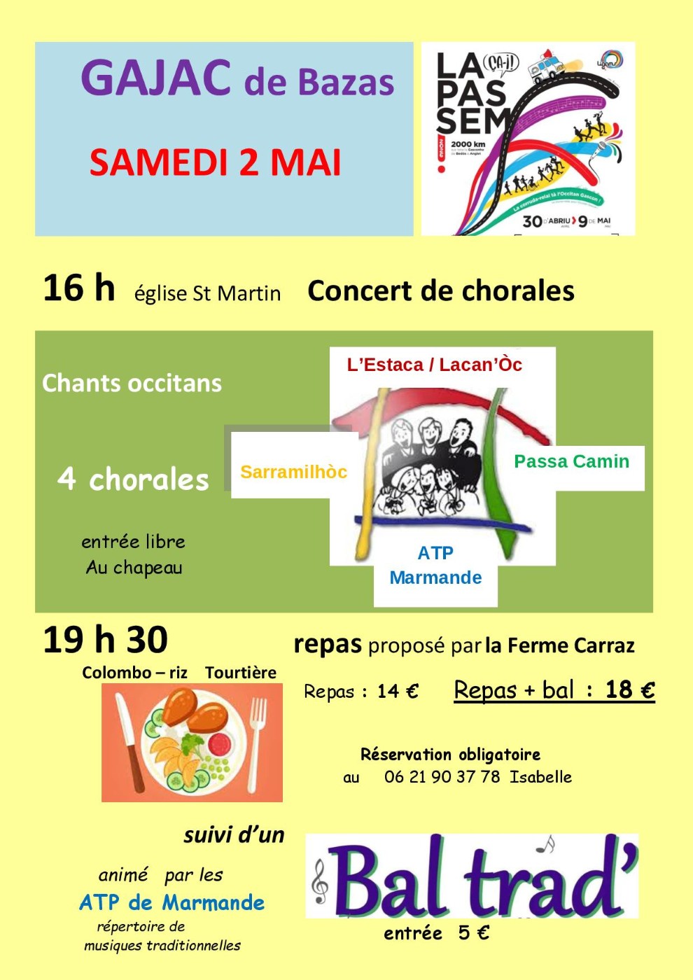 Concert de chorales et bal à Gajac de Bazas 33