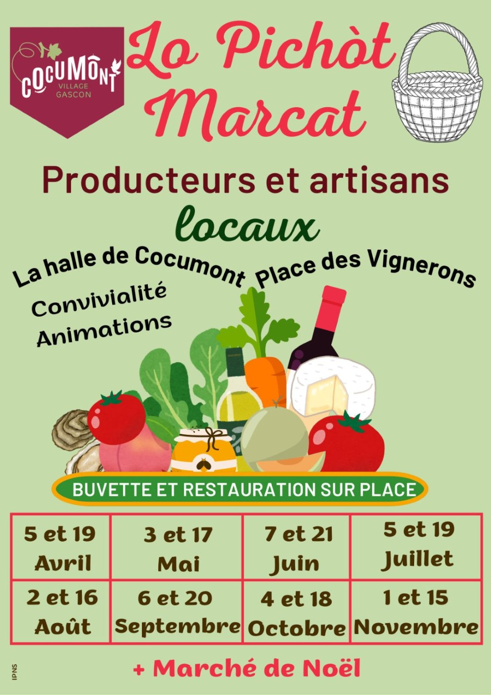 Journées Européennes du Patrimoine : Animation marché