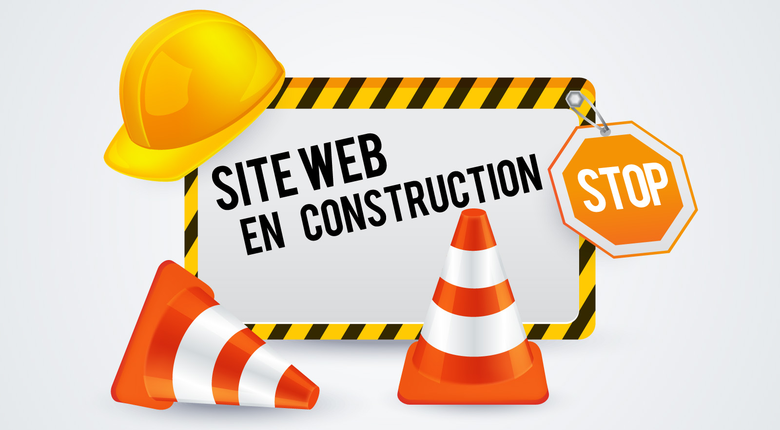 Site internet en travaux